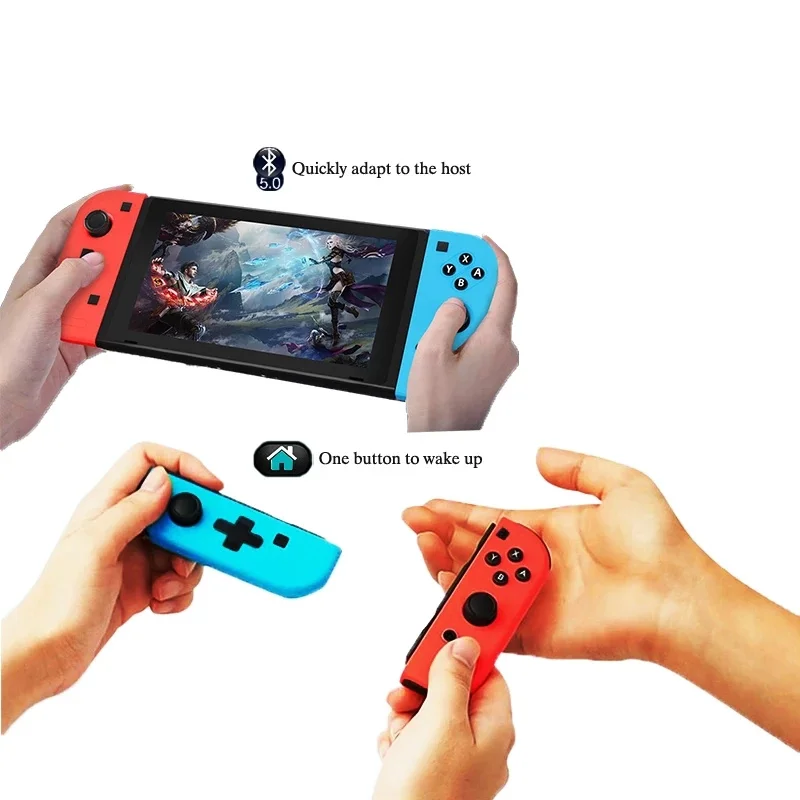 新しいBluetoothワイヤレスコントローラー,Nintendo Switch用コントローラー,コントローラー,デュアルモーター,ビルトイン,6軸,gyro