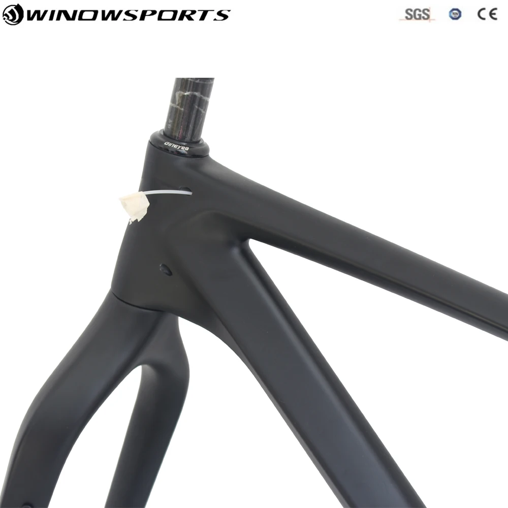 winowsports 26ER 16/18/20inch carbon fat bike frame Headtube 1-1/8\