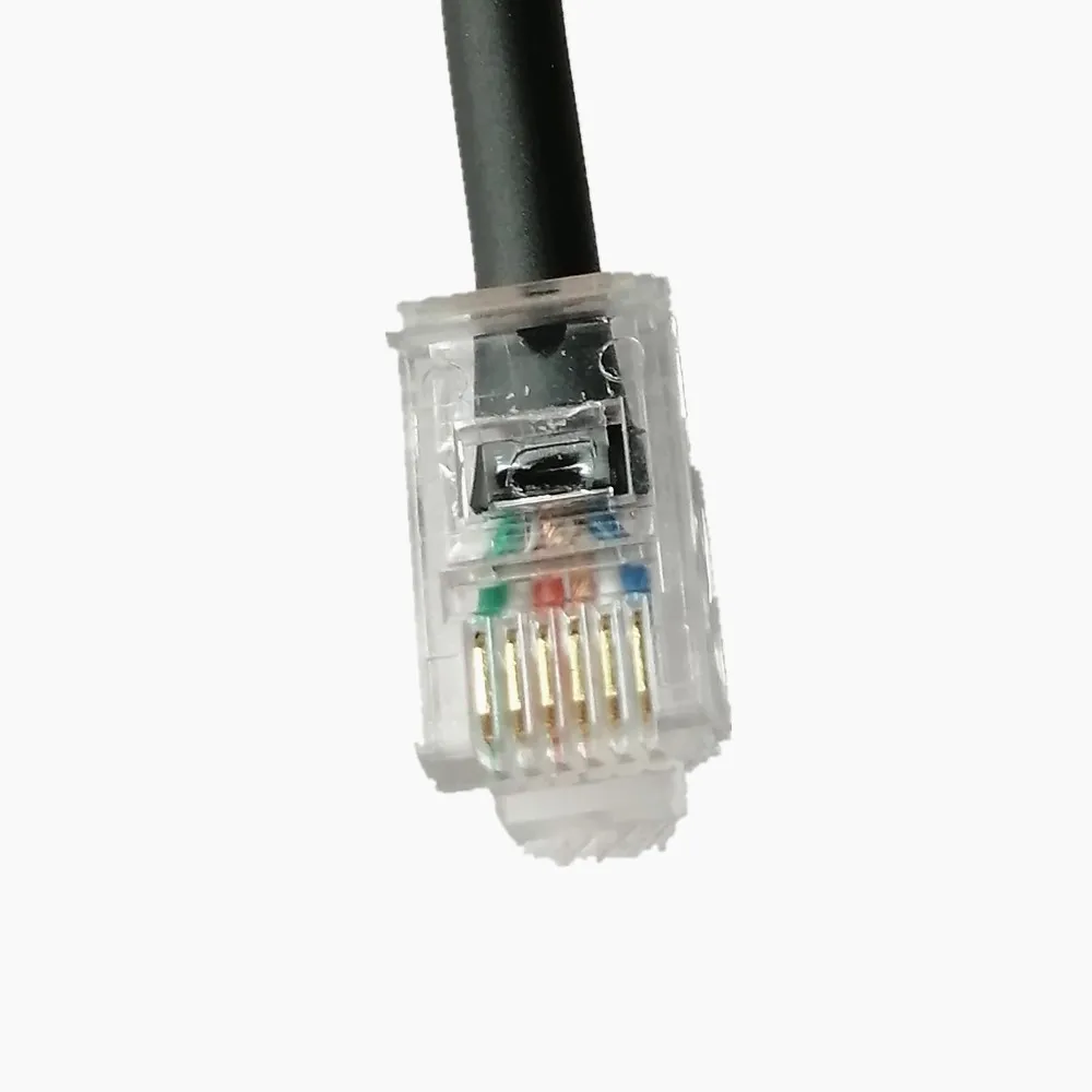 Cabo de microfone para substituição, 2 peças, novo cabo de microfone de 6 pinos para yaesu MH-48A6J ft-3000 ft-7100