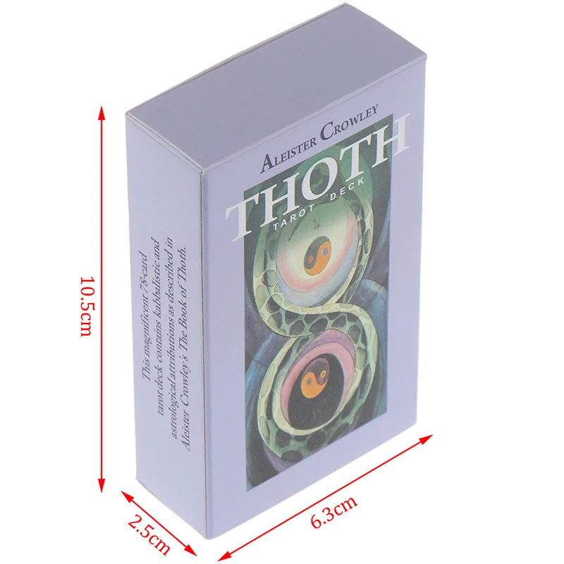 Thoth Tarot Tarot 78 Cards Egyptian Myth Divination Aleister Crowley Thoth Tarot Pocket Guidebook