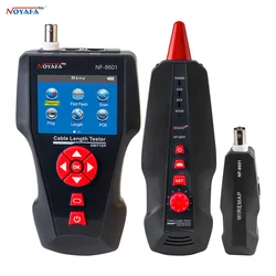 Noyafa Multifunction POE / PING Cable Tester NF-8601 RJ45 RJ11 CAT5 CAT6 Wires Locator Measure Length Lan Phone Wire Tracker