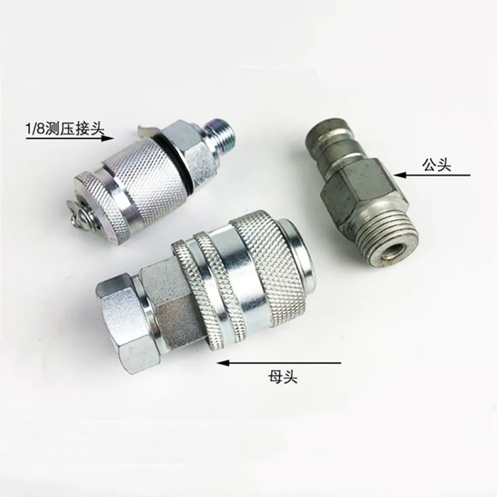 For Caterpillar CAT Excavator Quick Connector Pressure Gauge Pressure Test hose Connector Hydraulic Pump Test Connector