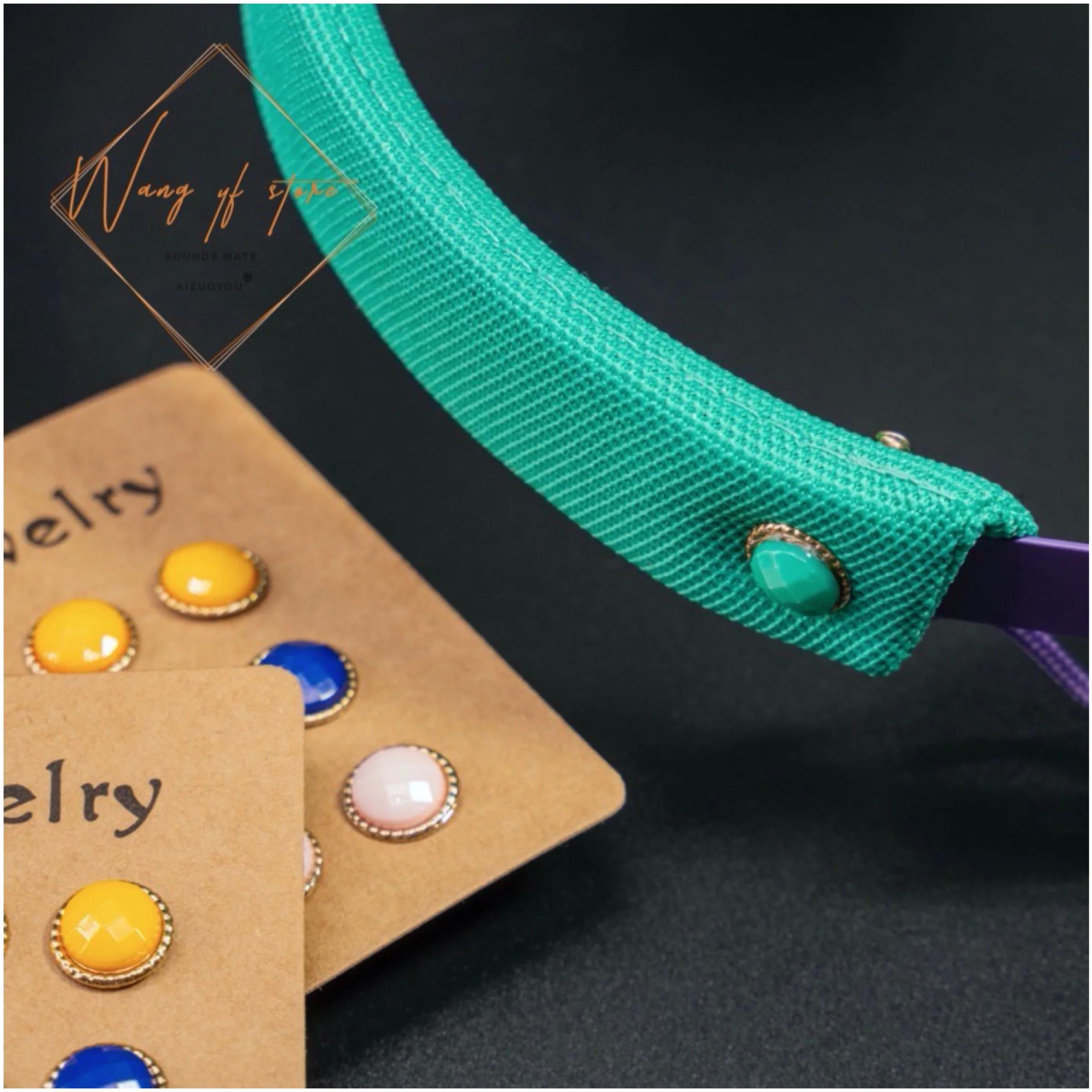 DIY Headband Cushion Top Pads For Urbanears Humlan Headphone 9 candy Studs Free