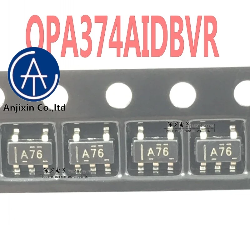 

10pcs 100% orginal and new operational amplifier OPA374AIDBVR OPA374 silk screen A76 SOT23-5 in stock