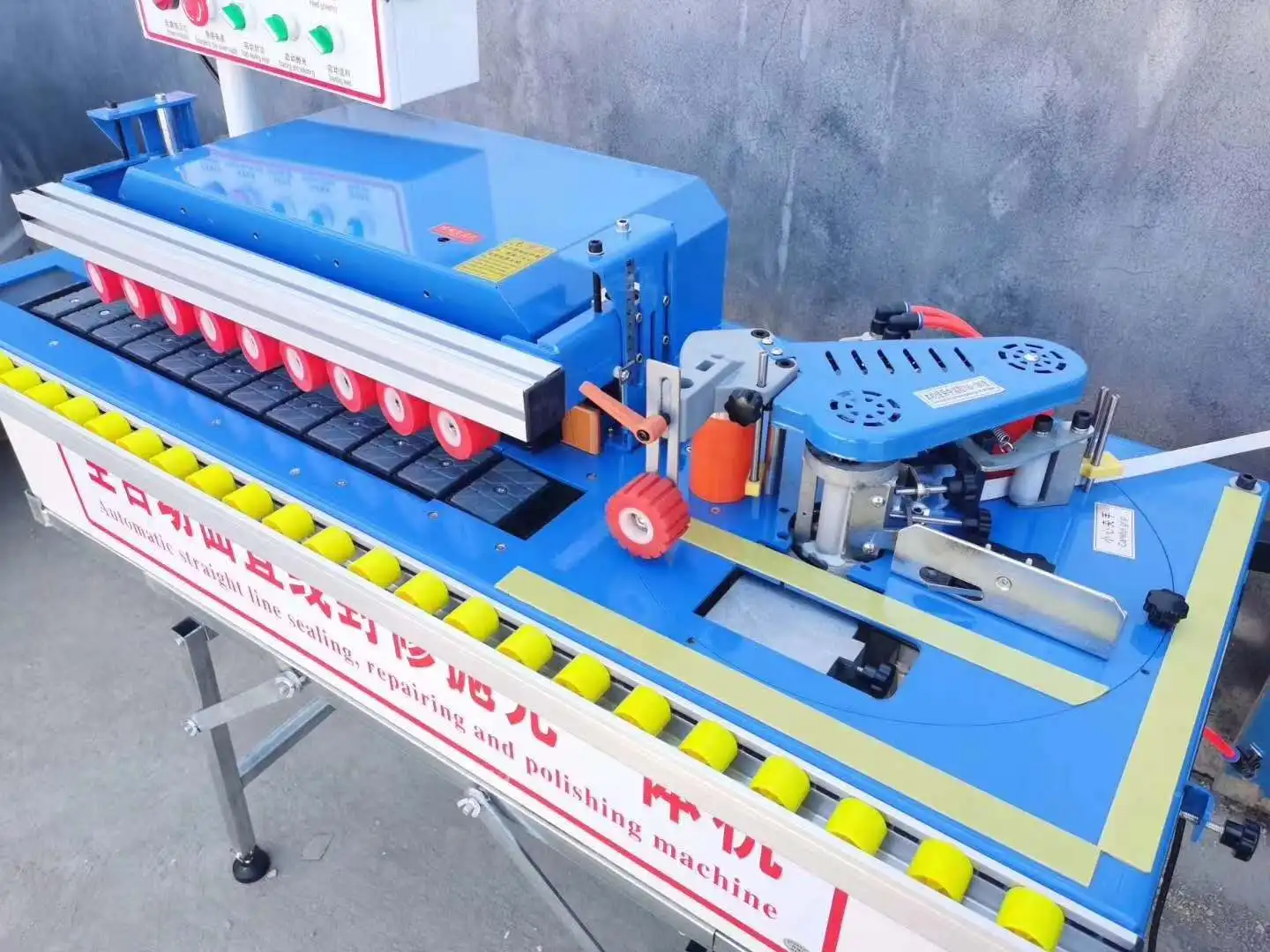 Orladora de borda de alimentação automática, linha reta, máquinas de marcenaria, máquina de orlar de borda automática, orladora/aparadora/
