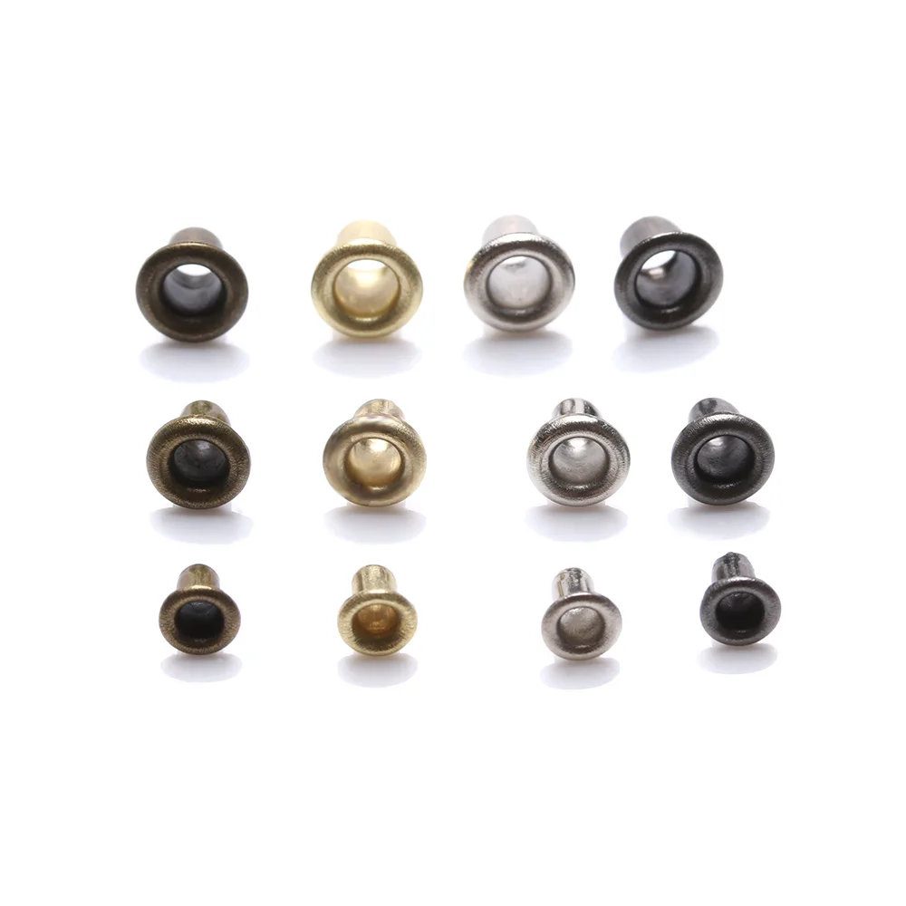 50pcs Mini Eyelet Buttons for DIY Doll Belt Buckles Metal Buckle Snap Buttons Bag Shoes Clothes Sewing Accessories 1.5/2.0/2.5mm