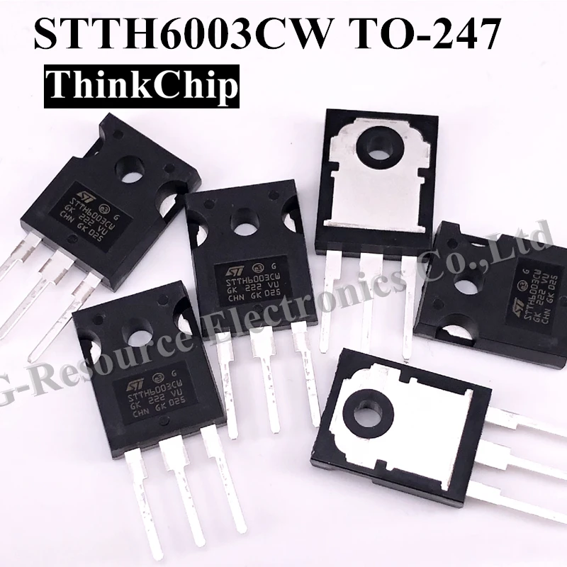 STTH6003CWに247 STTH6003 TO247整流ダイオードスイッチング300v 60A