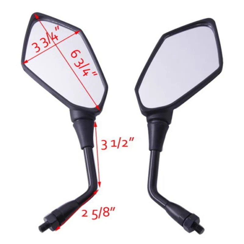 Motorcycle Rearview Side Mirrors For Kawasaki Z750 2004-2012 Z1000 2003-2013 image 4
