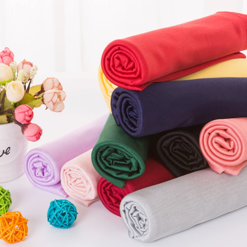 100x160cm Soft Cotton Thin Fabric Stretchy For DIY Sewing Clothing Making Accessories Cotton Elastic Lining Fabric