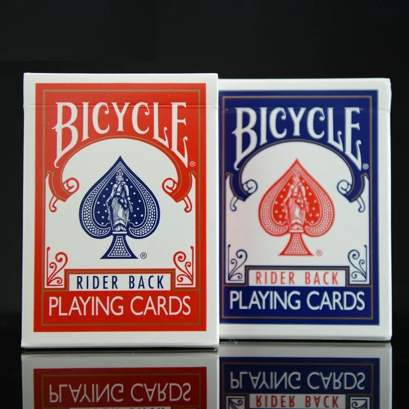 

2pcs/Set Bicycle Poker Blue&Red Bicycle Magic Regular Playing Cards Rider Back Standard Decks Magic Trick 808 Sealed Decks