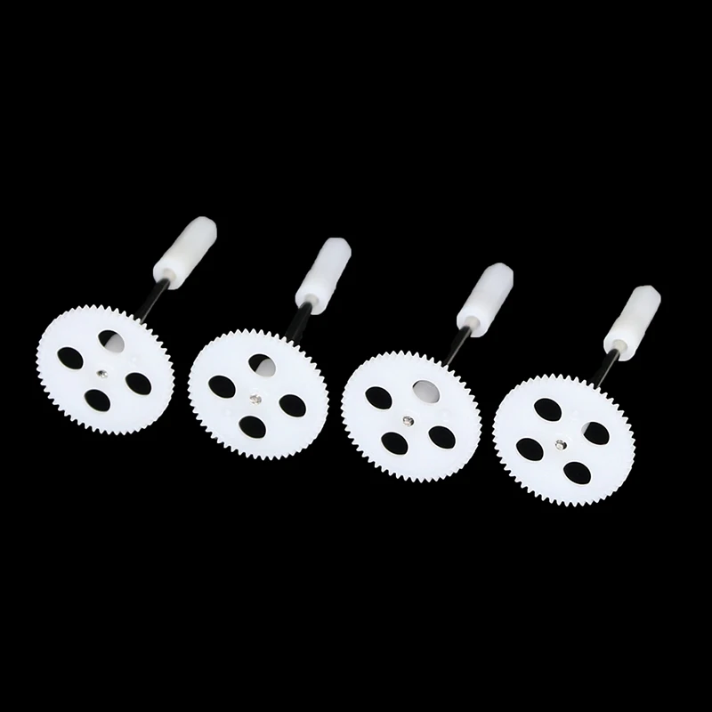 4Pcs Syma X5HW X5 X5C/X5SC 드론 기어 세트-RC Quadcopter 예비 부품 용 메인 모터 플라스틱 휠 교체