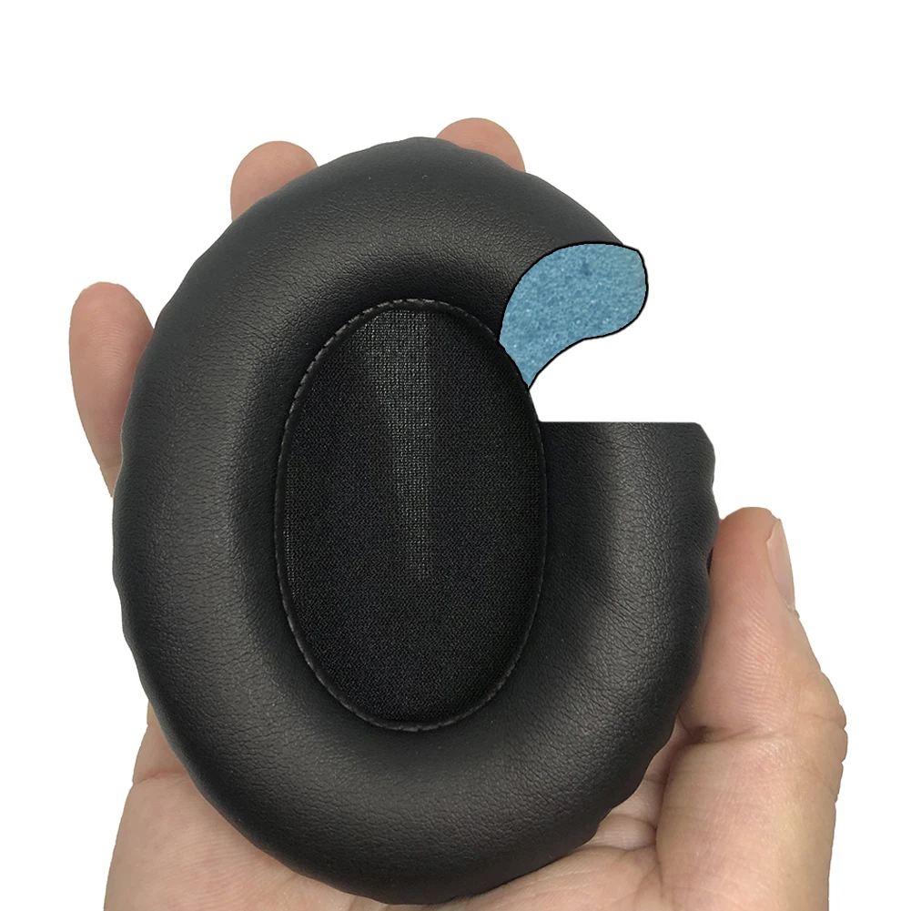 Whiyo 1 مجموعة من استبدال بطانة للأذن عقال لسوني MDR-ZX750BN MDR-ZX750AP سماعة الأذن غطاء الوسادة الوفير كم