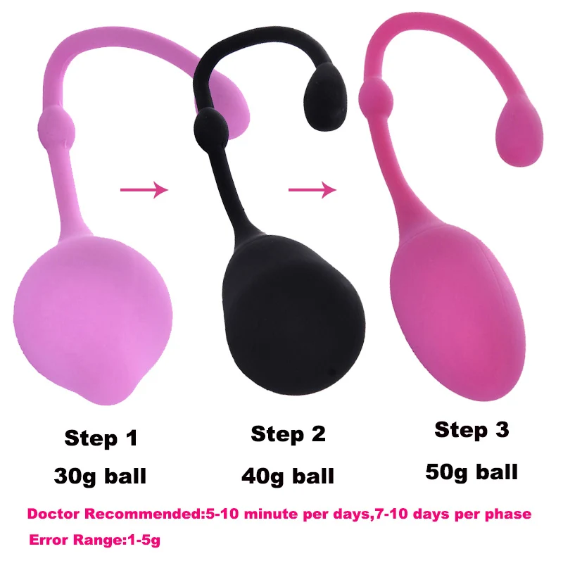 3 Step Magic Kegel Muscle Exerciser Sex Toys For Women Vaginal Balls Vibrator For Women Chinese Balls Vaginal Massage Balls