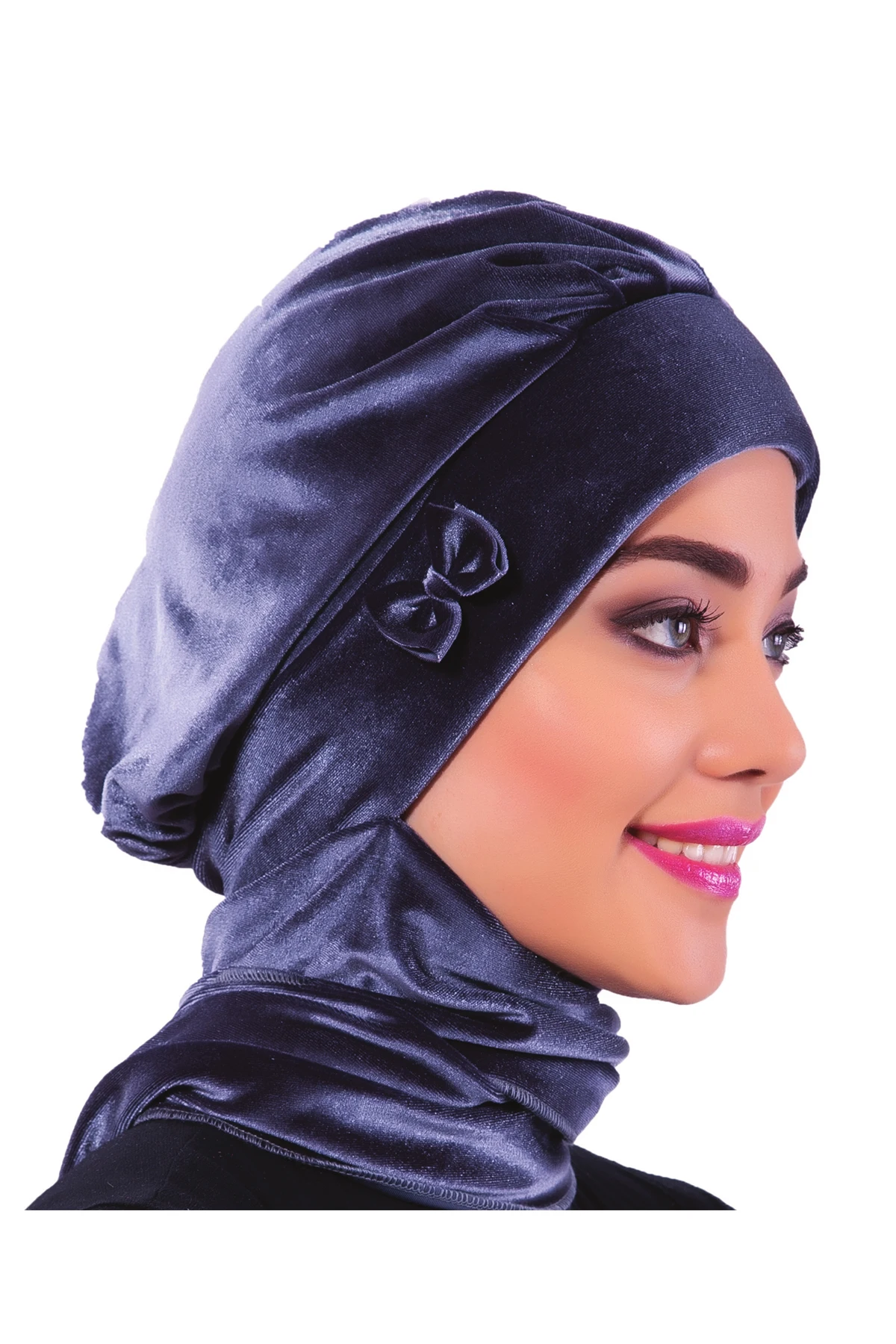 

2024 New Fashion Velvet Pleat Hat With Scarf Ready Turban Hijab Bonnet Cancer Cap Special Women Product Beret Bandana Headscarf