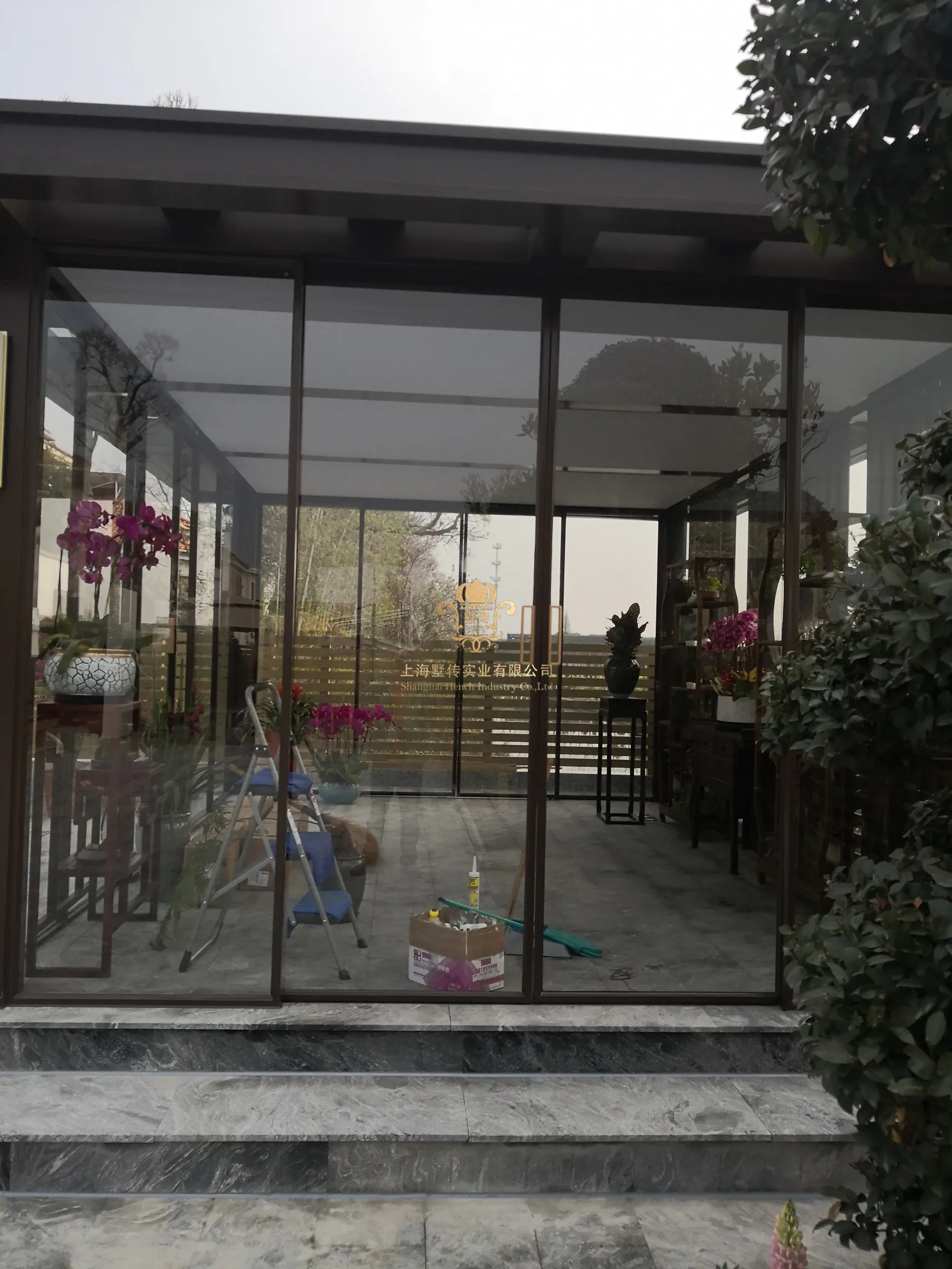 Sliding Folding Glass Steel Doors And Windows With Tempered Glass Hc-sgd6