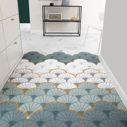 Indoor Doormat Low Profile Rugs Resist Dirt Entry Door Mat Rubber Non Slip Washable Dirt Trapper Carpet Large Entrance Rugs