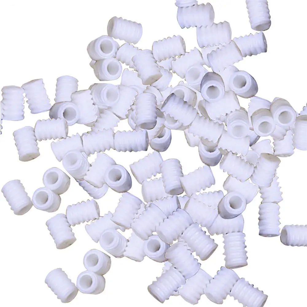 50/100pcs blocco tappo di plastica estremità del cavo attiva/disattiva supporto per maschera coulisse maschera di regolazione elastica fibbia