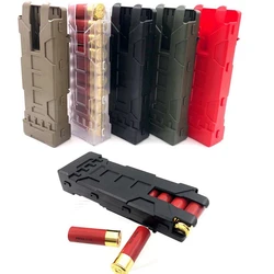 New Tactical Shotgun Magazine Pouch Airsoft Paintball 10 Rounds 12 Gauge Reload Ammo Shells Molle Magazine Box