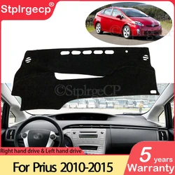 for Toyota Prius 30 2010~2015 Anti-Slip Mat Dashboard Cover Pad Sunshade Dashmat Carpet Car Accessories XW30 2011 2012 2013 2014