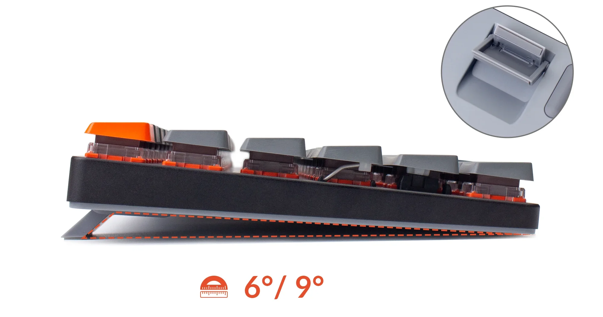 Keychron K3 E Russia Layout Ultra-slim Wireless Mechanical Keyboard Hot-Swappable Low Profile Optical Switch RGB Backlight