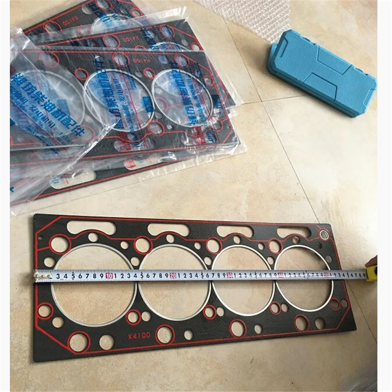 full gasket kit weifang K4100 diesel engine including cylinder head gasket all gasket k4100