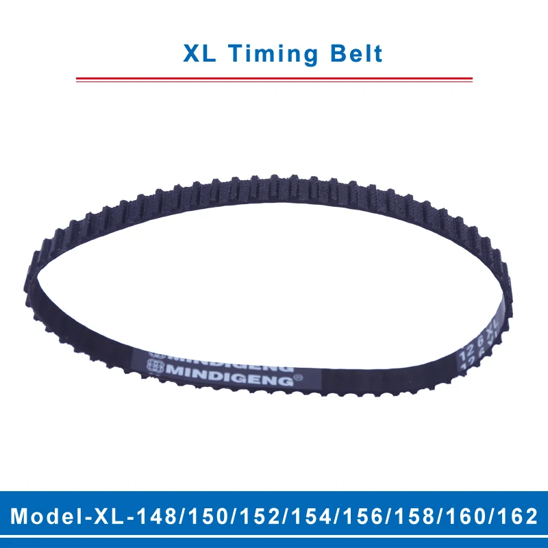 

Timing Belt Model-148XL/150XL/152XL/154XL/156XL/158XL/160XL/162XL Belt Teeth Pitch 5.08mm Width 10/15mm For XL Timing Pulley