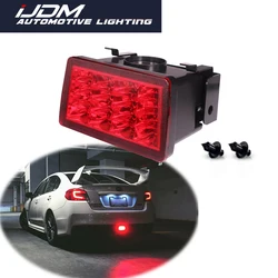 Ijdm Voor 2011-Up Subaru Wrx/Sti Impreza Xv Crosstrek F1 Stijl Alle-In-een Strobe rode Led Auto Mistachterlicht Brake Achterlicht 12V