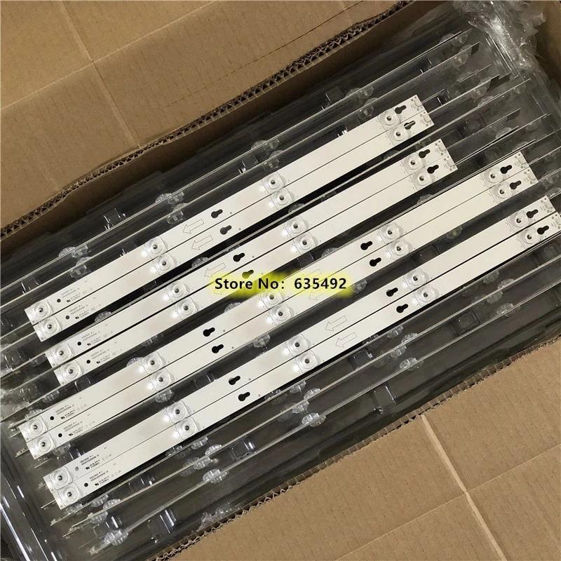 2kit LED Strip For 55D2900 4C-LB5504-YH01J 4C-LB5505-YH02J B55A558 B55A658U B55A858 D55A520U D55A558U D55A585U D55A620U D55A630U