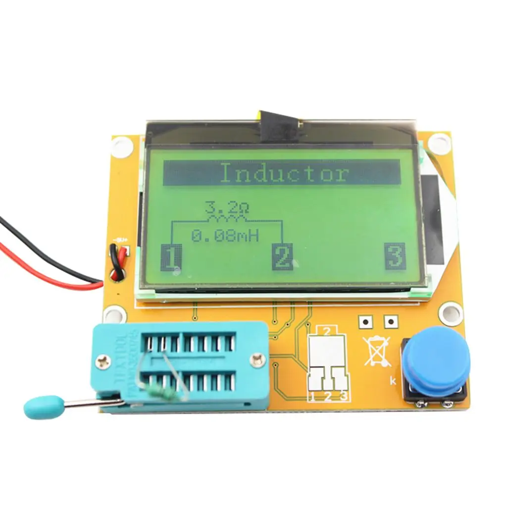 Imagem -02 - Esr Transistor Tester Detector Instrumento de Teste Profissional Capacitor Scr Mos Tube Triode Substituindo Acessórios