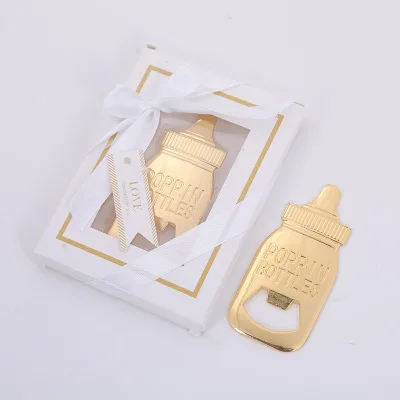 

50pcs New creative wedding supplies wedding wedding creative gift gift baby bottle shape bottle opener