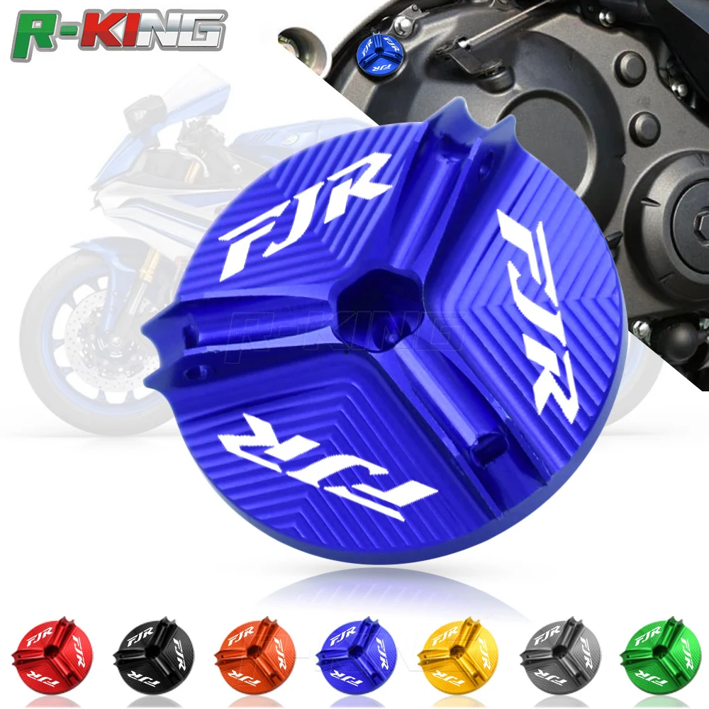 For YAMAHA FJR1300 FJR 1300 Motorcycle Accessories  Oil Filler Cap Engine Oil Drain Plug Sump Nut Cup Cover