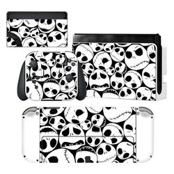 Skull Ghost Nintendoswitch Skin Cover Sticker Decal for Nintendo Switch OLED Console Joy-con Controller Dock Vinyl