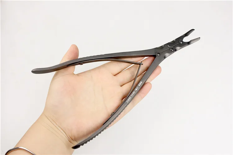 

Ортопедический инструмент, медицинская кость с двойным шарниром, Rongeur, прямая головка, микро изогнутая резка костей, клещи для олецена, острый рот