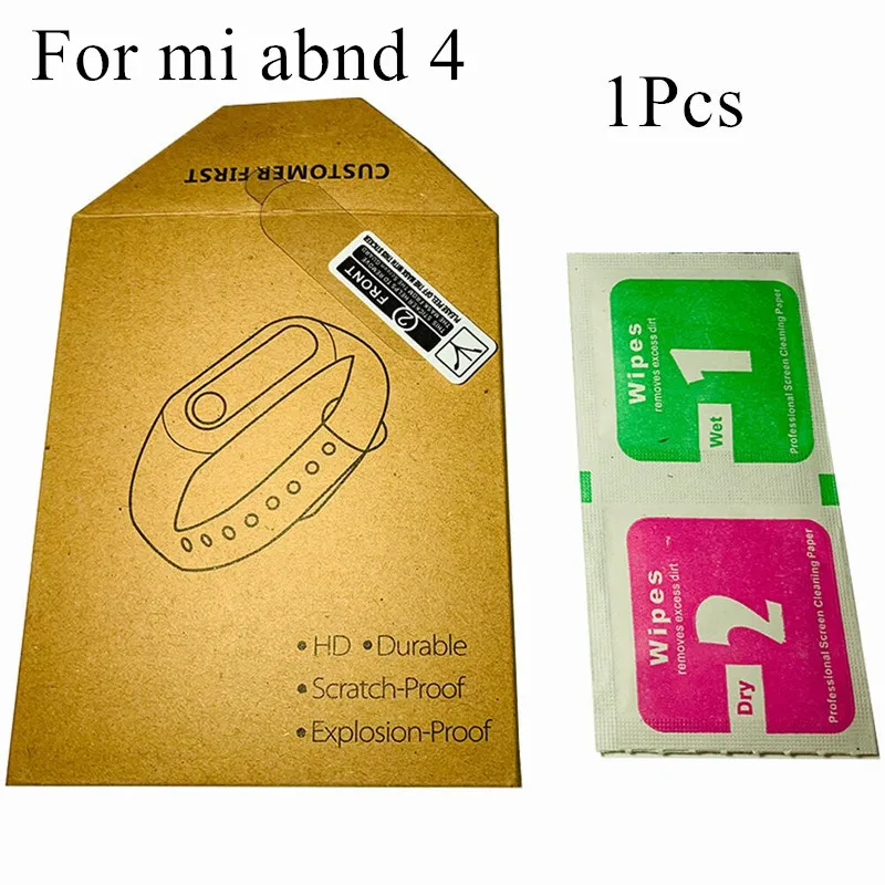 Mi band 4 5pcs 2 stuks 1 stuks screen Film Beschermende film Protector Voor xiao Mi mi band 4 anti Scratch mi band4 armband Mi band 4