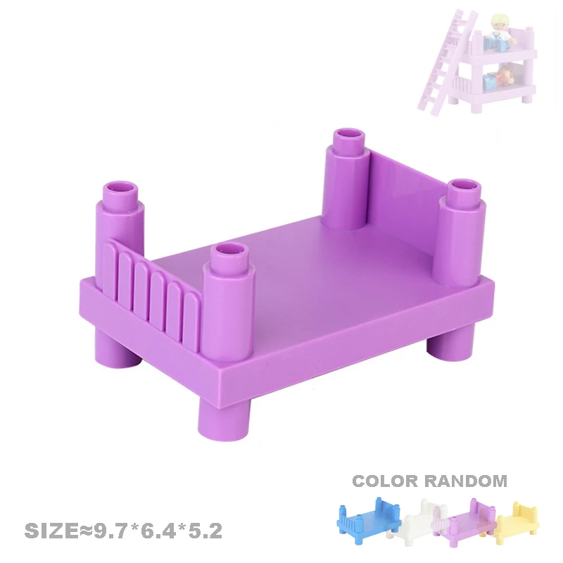 New Original Big Building Blocks Accessories Innovation Zoo Animals Furniture Model Compatible Bricks Kids Education Toys Gifts