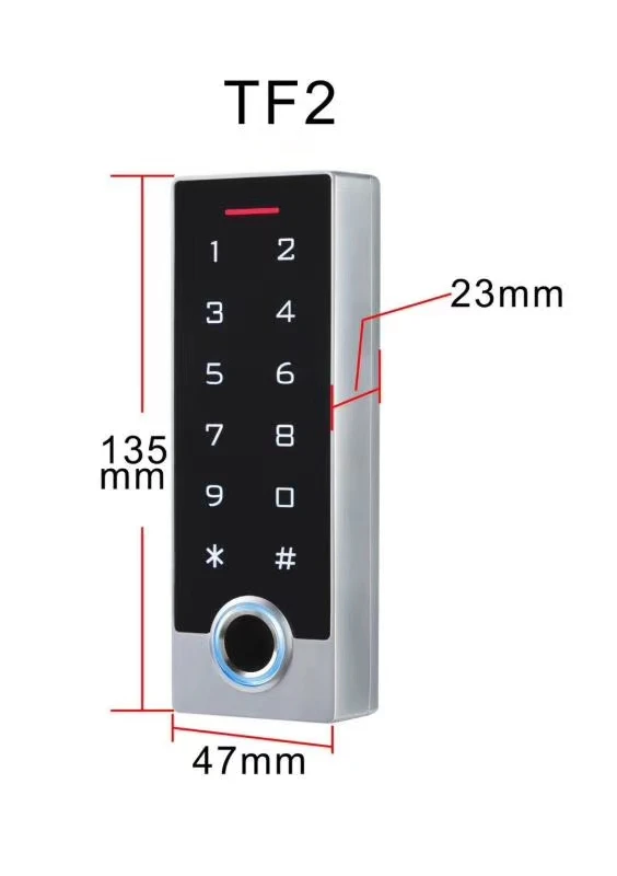 

Waterproof Touch Metal 125khz RFID Fingerprint Access Control Electronic Door Lock Electric Gate Opener W/ Backlight 10000 user