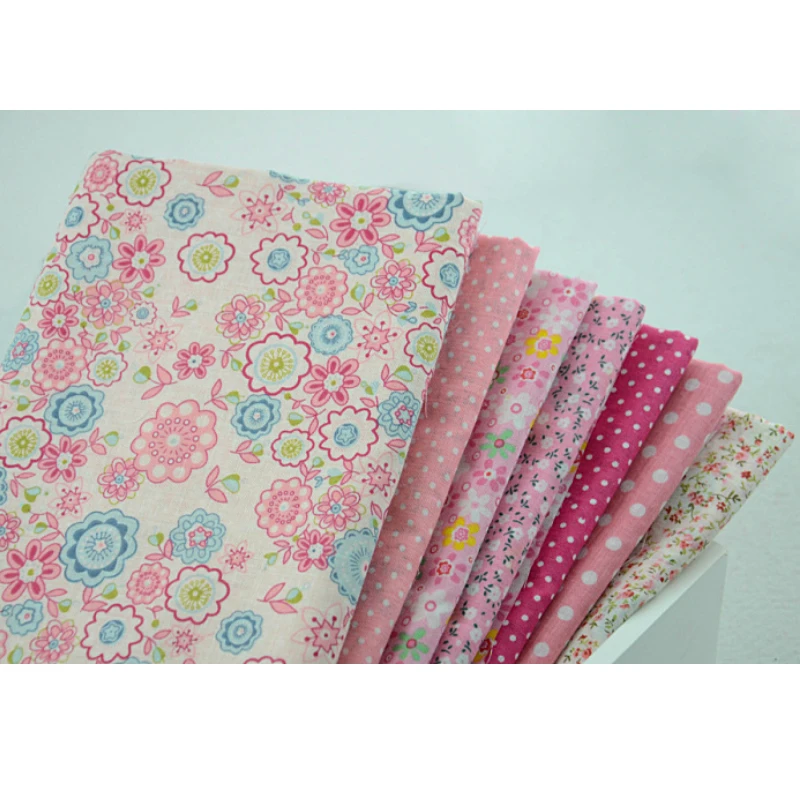 Booksew Cotton Fabric 7 Pieces/Lot 50cmx50cm Fat Quarter Bundle Quilting Patchwork Tilda Tissue Sewing \