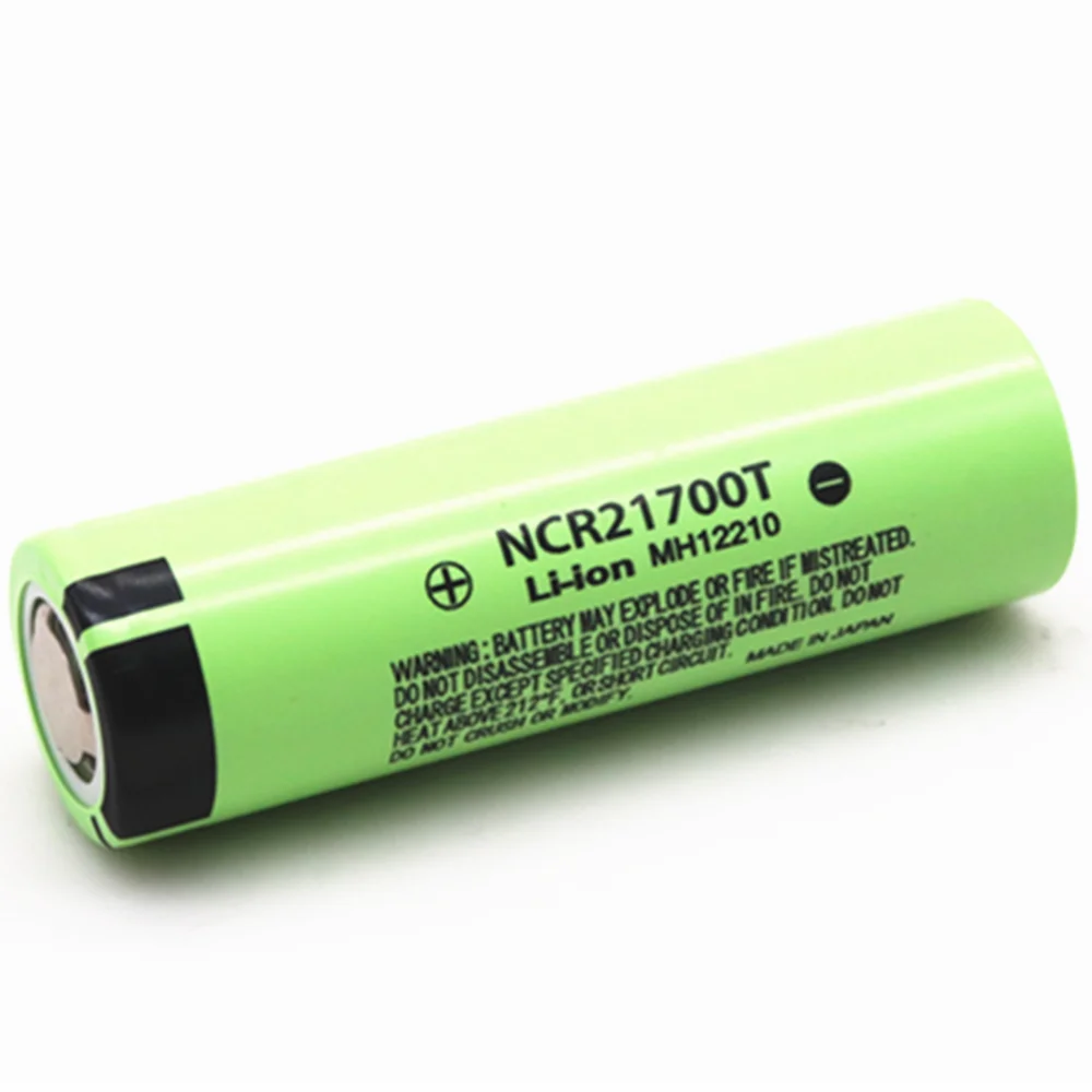 New 21700 NCR21700T Lithium Rechargeable Battery 4800mAh 3.7 V 40A High-Discharge Battery High-Drain Li-ion Battery