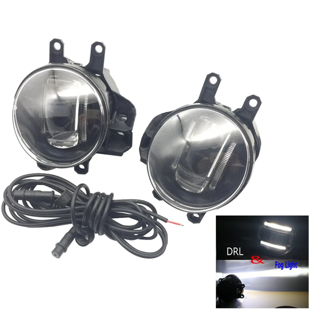 

LED DRL Driving Cut-Line Lens Fog Lights for Toyota Camry Corolla Auris Highlander Yaris RAV4 Allion Hilux CT IS RX ES 4Runner