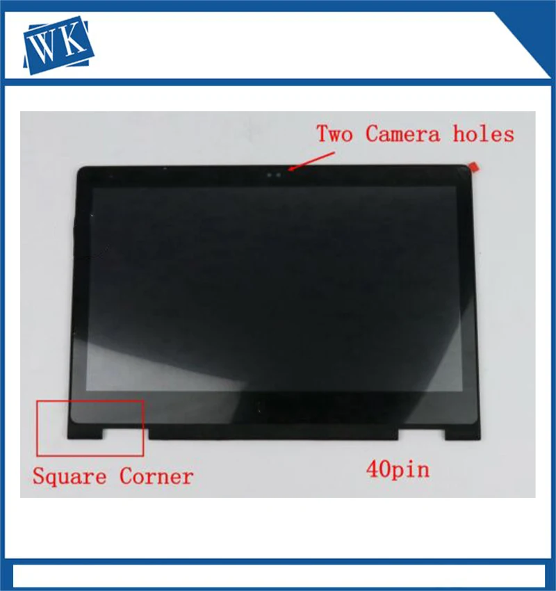 

13.3" for DELL Inspiron 13 5368 5378 p69g LCD Screen+Touch Digitizer Assembly+FRAME BEZEL FHD