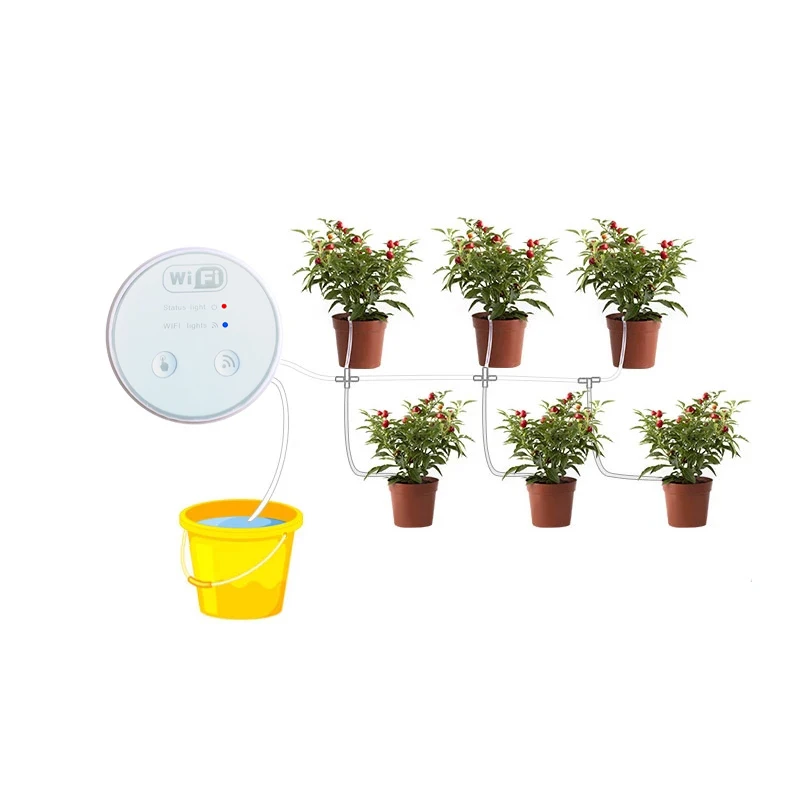 New Wifi Automatic Drip Irrigation Controller Garden plant Smart water pump timer indoor Watering irrigation System Device