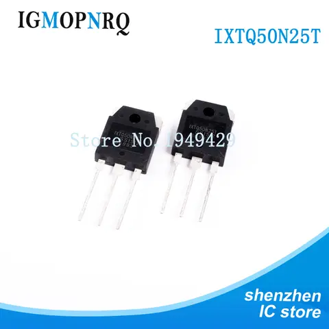 5PCS IXTQ50N25T TO-3P IXTQ50N25 TO-247 50N25 MOSFET 50Amps 250V new