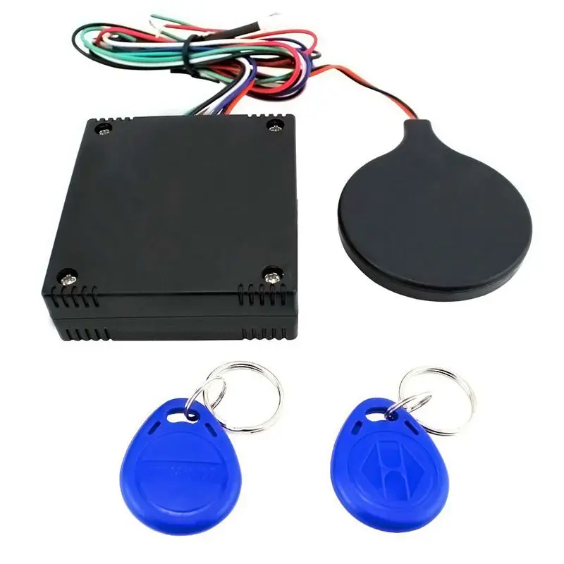 Anti theft Motorcycle  lock system with Engine Cut Off immobilizer IC card Alarm induction invisible anti-steal lock