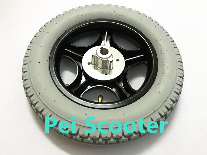 12 インチタイヤアルミ合金インフレータブル後輪モータードライブ電動ホイールホイール滑り止めホイールタイヤ phub-12t