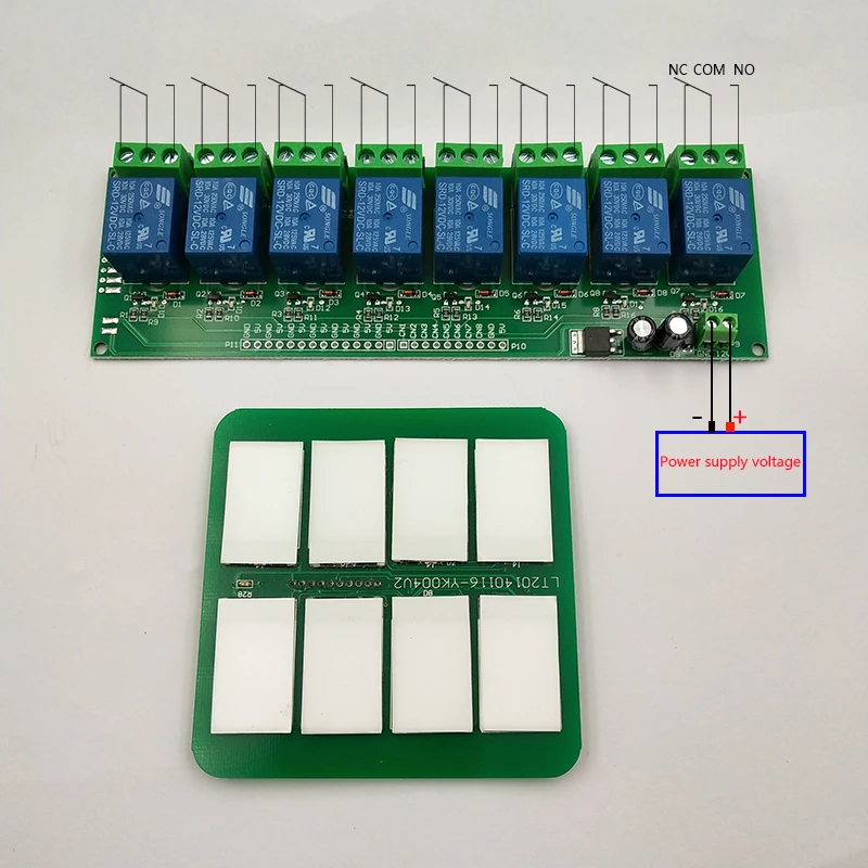 8 ways touch relay board control module 8 channels multi ways touch relay module