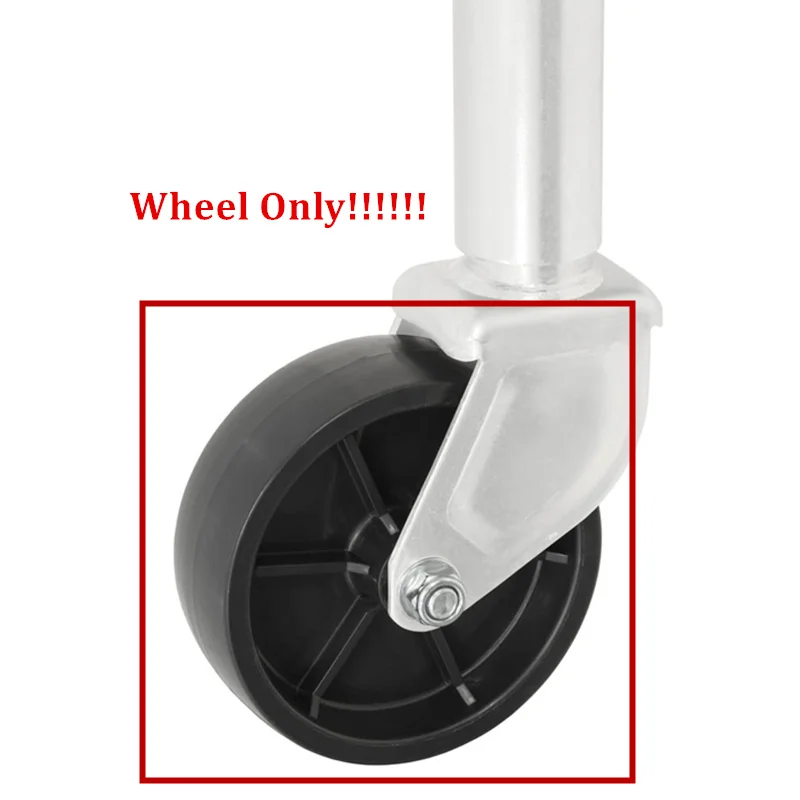 ALWAYSME 6 Inches Trailer Jack Wheel