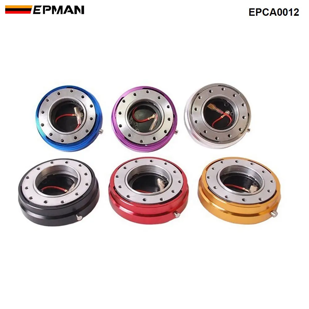 color Black Hot Selliing Thin Version Steering Wheel Quick Release (Blue,Red,Black,Golden,Silver,Purple) EPCA0012