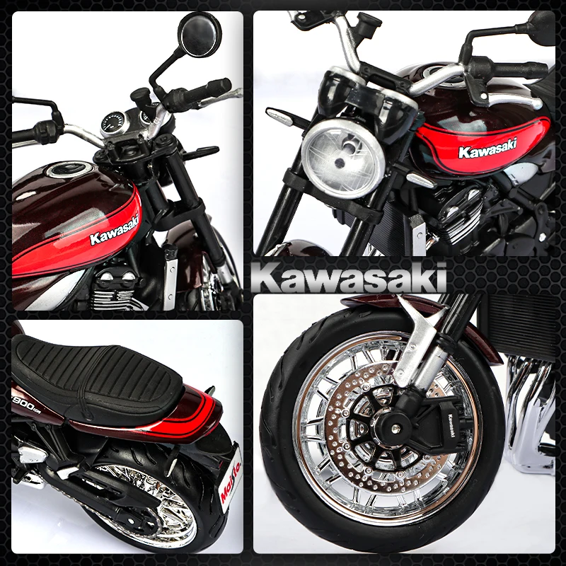 Maisto 1:12 Diecast Motorcycle Model Toy Kawasaki Z900RS H2R Replica With Boy gift birthday gift christmas gift Collection bike