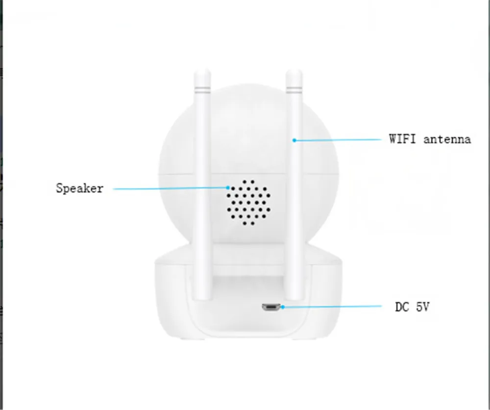 2 МП 1080P Беспроводная PTZ WIFI IP-камера с автоматическим отслеживанием