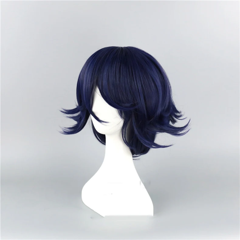 Danganronpa V3: Killing Harmony Ouma Kokichi Cosplay Wig women Man Boys Short Straight Anime Wig Christmas Party Cosplay  Gift